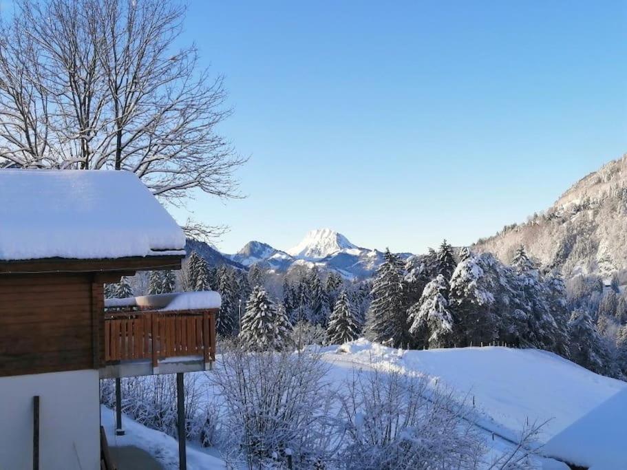 Confortable Chalet Avec Magnifique Vue En Gruyere. Шарме Екстер'єр фото